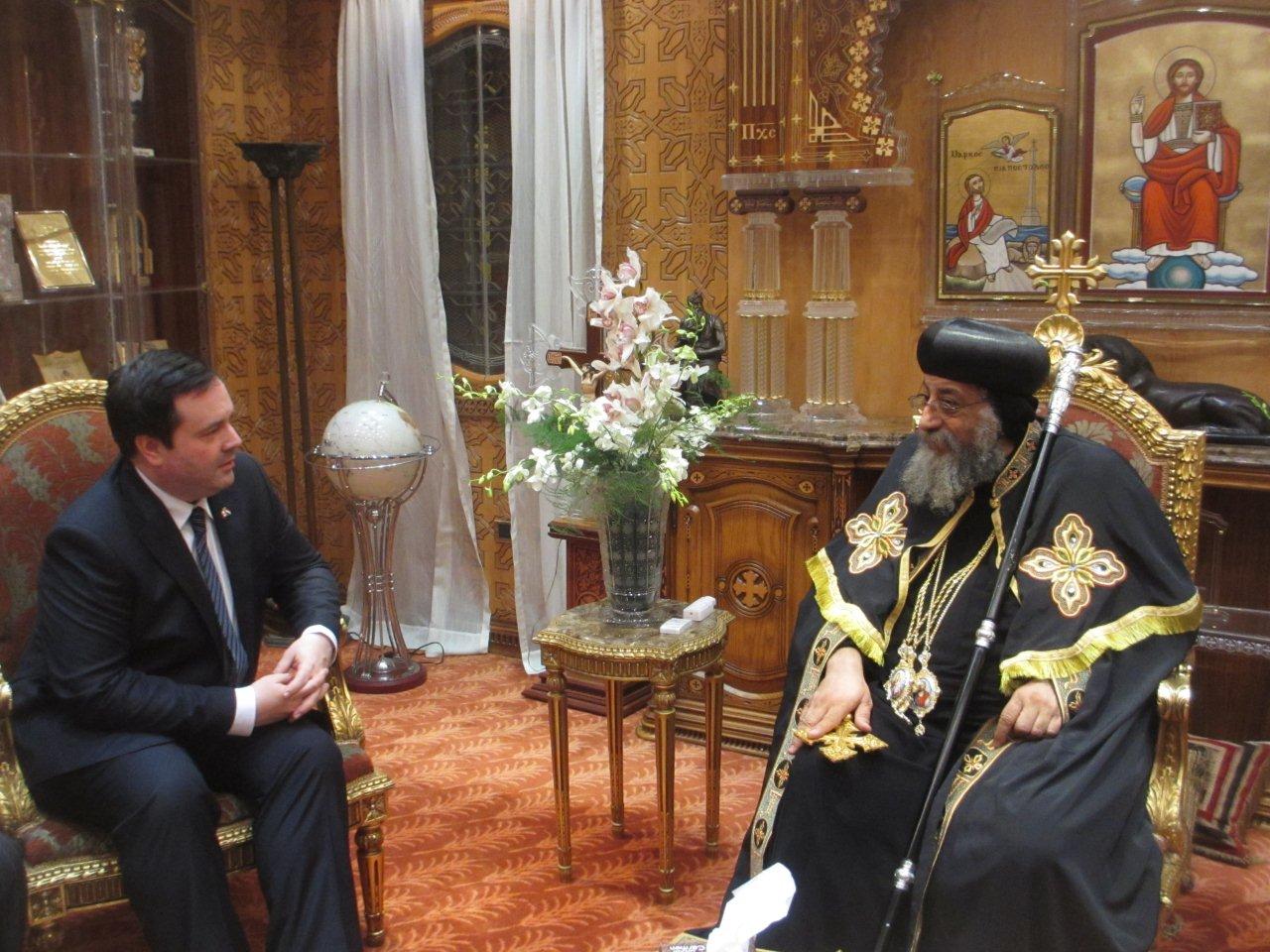  Minister Kenney issues statement regarding the Coptic Patriarchal Enthronement of Pope Tawadros II